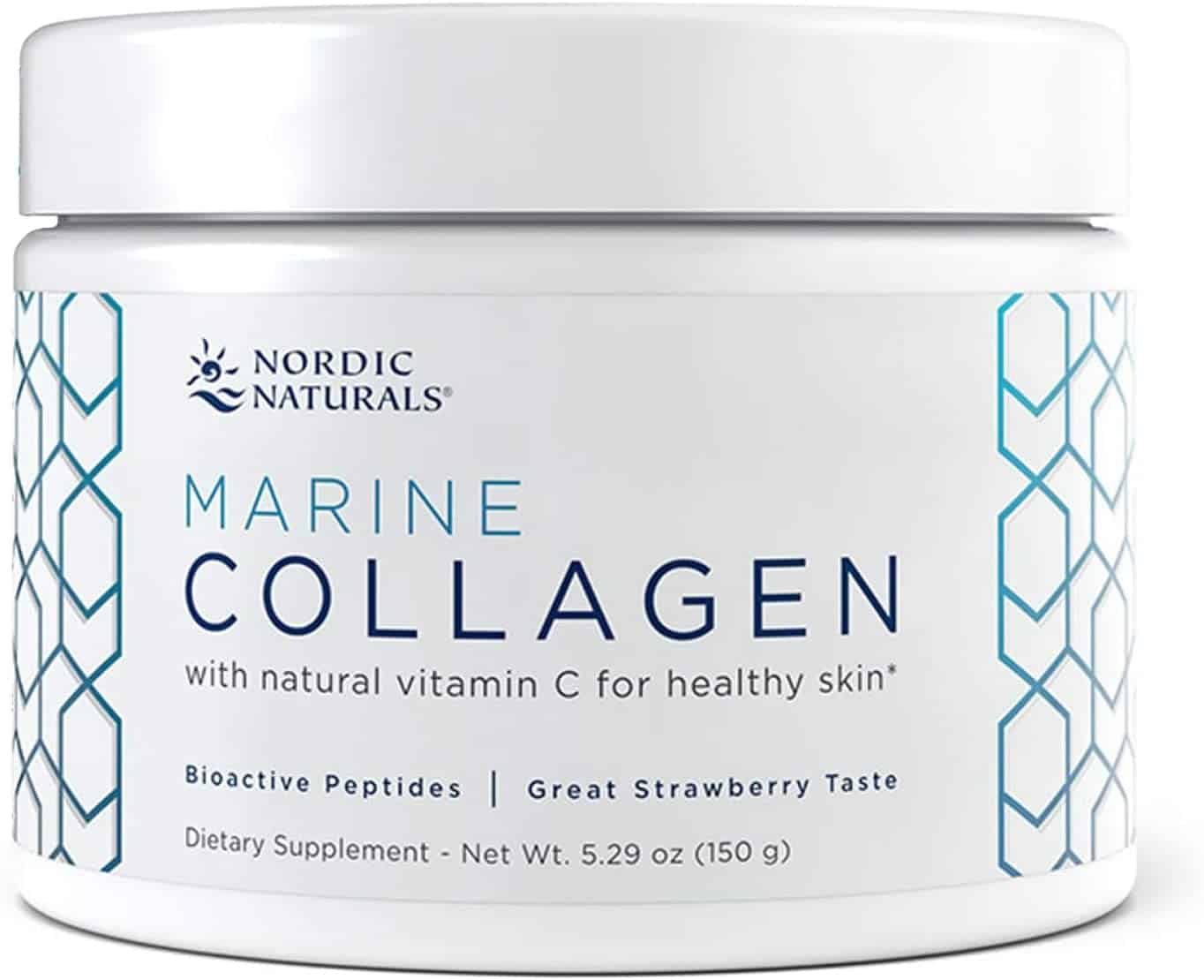 Nordic Naturals Marine Collagen (Hydrolizowany Kolagen Peptydowy) 150g Truskawka
