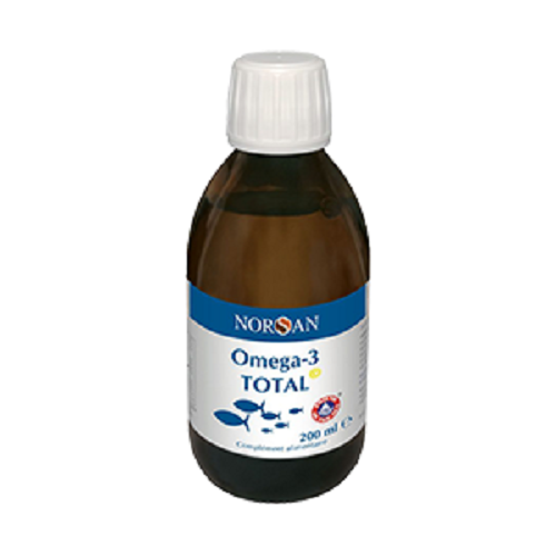 NORSAN Omega-3 Total (Praca serca, mózgu i oczu) 200ml Cytrynowy