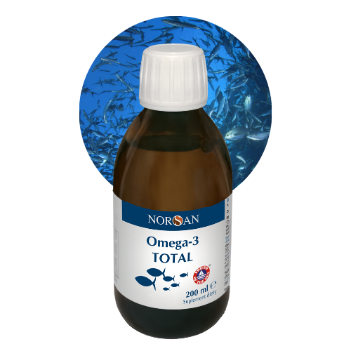 NORSAN Omega-3 Total (Praca serca, mózgu i oczu) 200ml Naturalny
