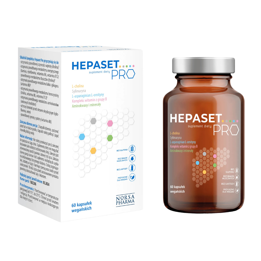 NORSA PHARMA Hepaset PRO (Wsparcie wątroby) 60 Kapsułek
