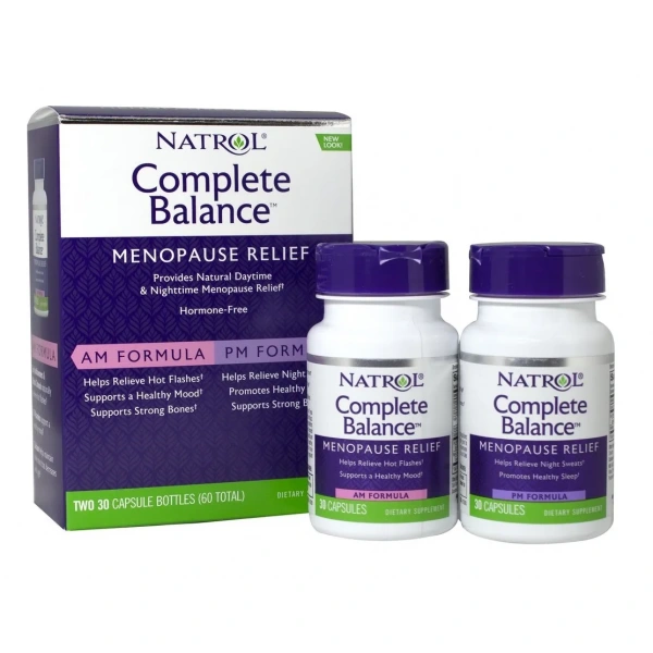 NATROL Complete Balance for Menopause (Wsparcie przy Menopauzie) 30 + 30 Kapsułek