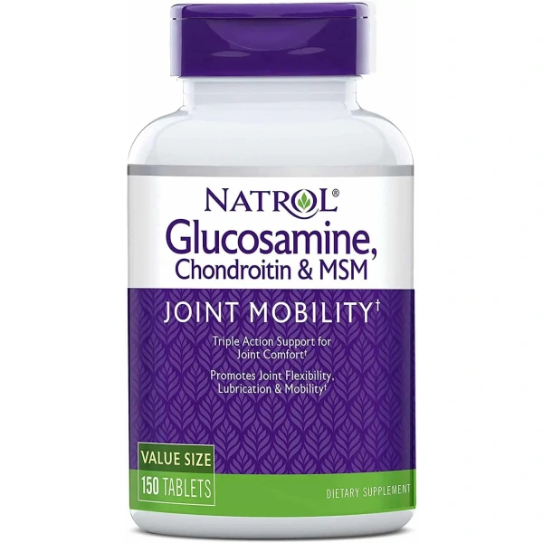 NATROL Glucosamine Chondroitin MSM (Methylsulfonylmethane) 150 tablets