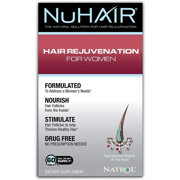 NATROL NuHair Hair Rejuvenation for Women60 Tablets