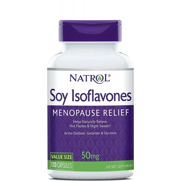 NATROL Soy Isoflavones 50mg (Menopause relief) 120 Capsules