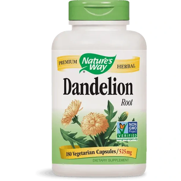 Nature's Way Dandelion Root 525mg - 180 vegetarian capsules