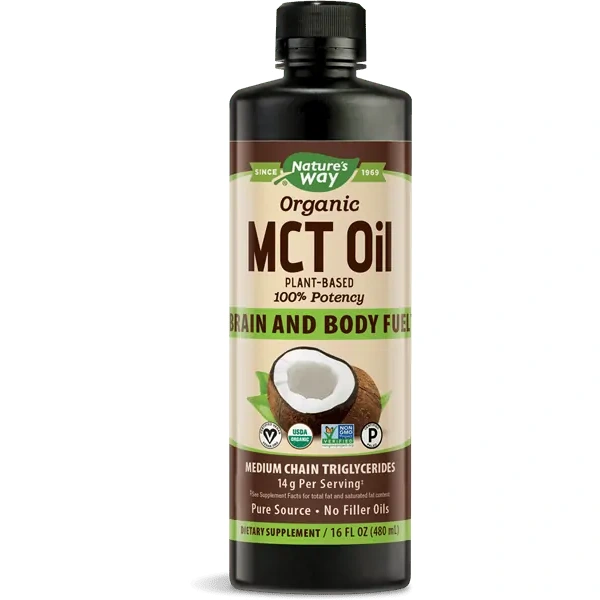Nature's Way 100% Organic MCT Oil from Coconut - 480ml