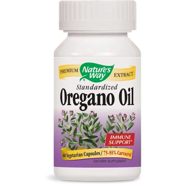 Nature's Way Oregano Oil - 60 vegetarian capsules
