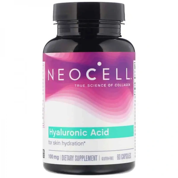 NeoCell Hyaluronic Acid (Kwas hialuronowy, Piękna skóra) 60 Kapsułek