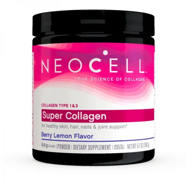 NeoCell Super Collagen Type 1 & 3 (Kolagen typu 1 i 3) Berry Lemon 190g