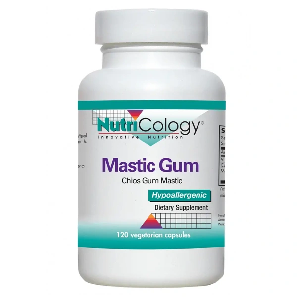 NUTRICOLOGY Mastic Gum (Pistacja Kleista - Zdrowie Przewodu Pokarmowego) 120 kapsułek wegetariańskich