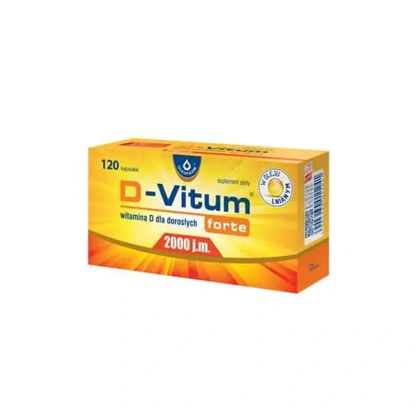 D-VITUM FORTE Vitamin D for adults 2000 IU 120 capsules