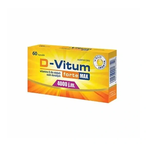 D-VITUM FORTE Vitamin D for adults 4000 IU 60 capsules