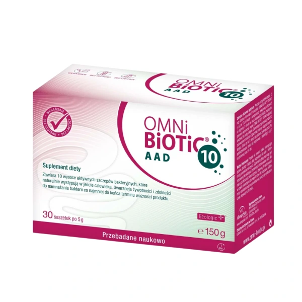 OMNi-BiOTiC  10 AAD (Równowaga jelitowa przy antybiotykoterapii) 30 Saszetek 150g