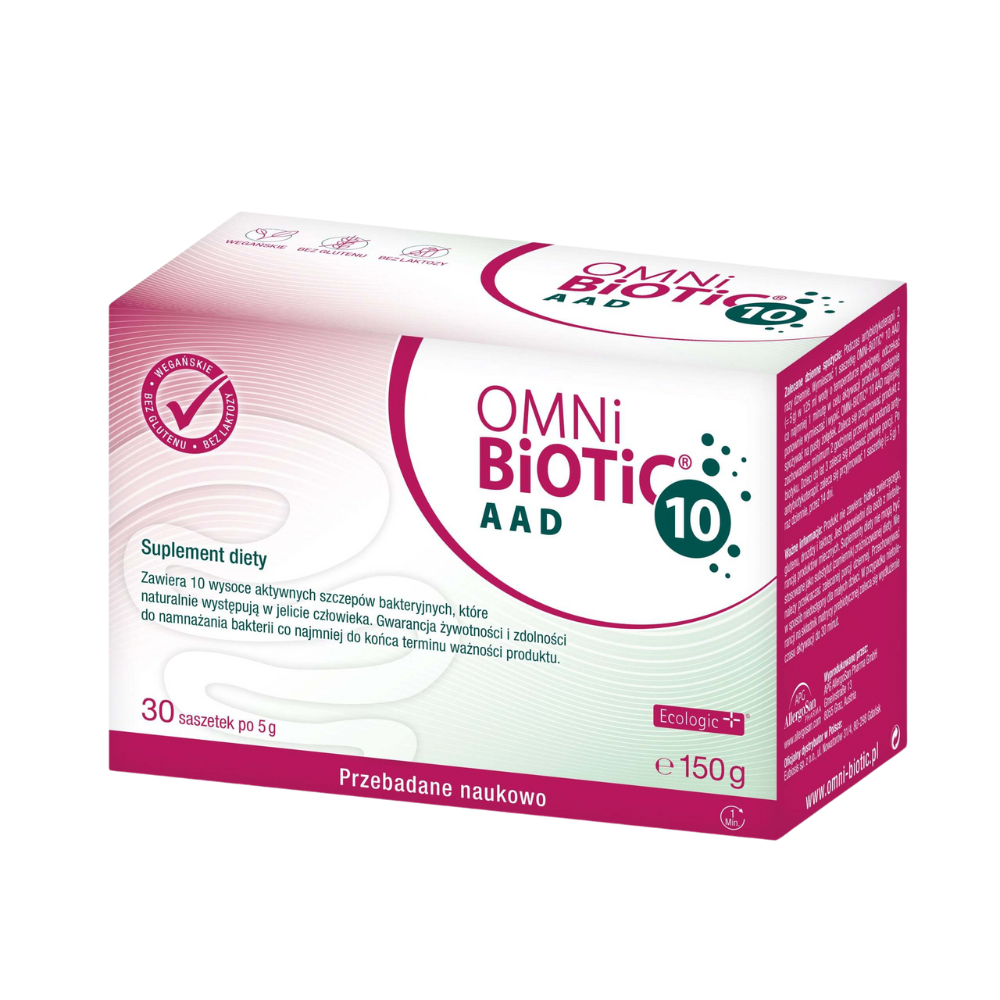 OMNi-BiOTiC  10 AAD (Równowaga jelitowa przy antybiotykoterapii) 30 Saszetek 150g