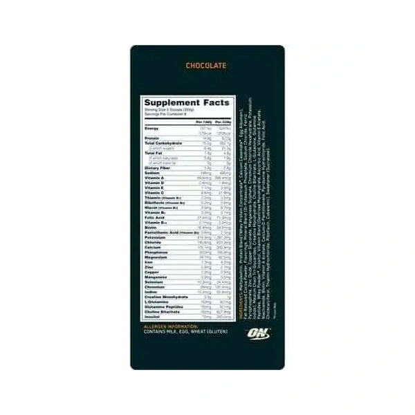 OPTIMUM NUTRITION Serious Mass Gainer 5.44kg - Czekolada