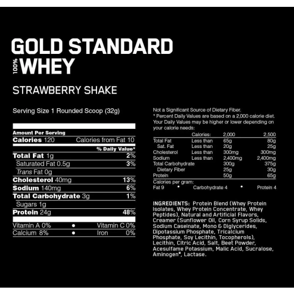 OPTIMUM NUTRITION Whey Gold Standard 176g
