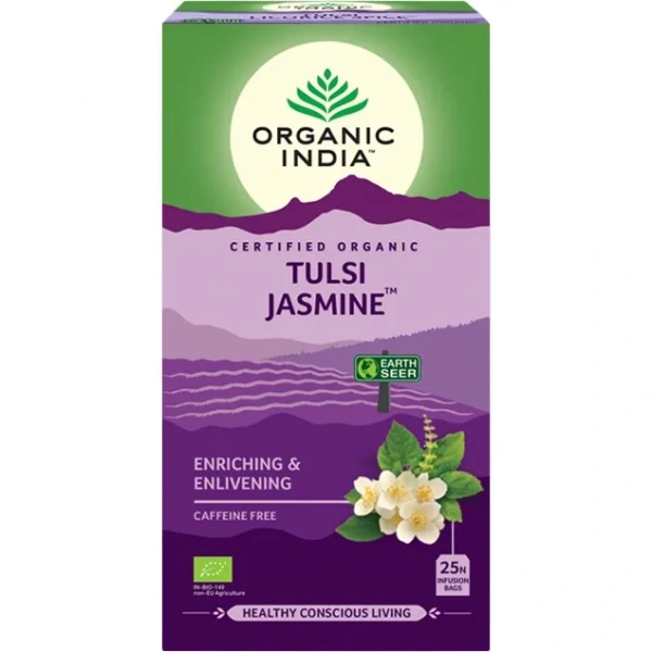 ORGANIC INDIA Tulsi Jasmine (Relaxing Tea) 25 tea bags