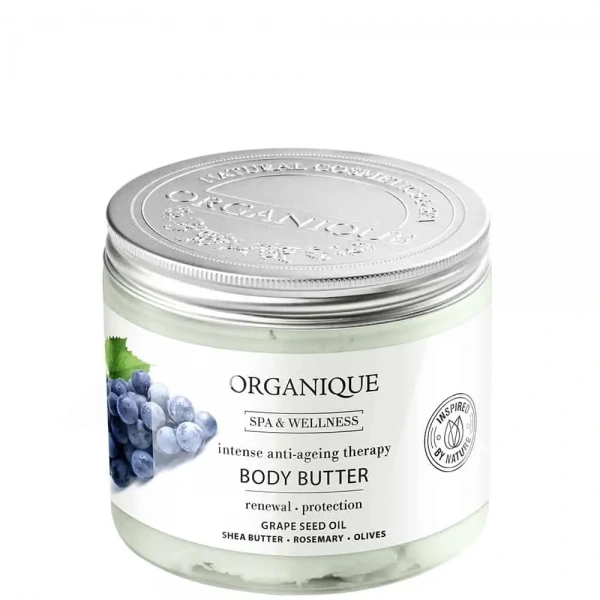 ORGANIQUE Intense Anti-Aging Body Butter with Grape Seed Oil 200ml