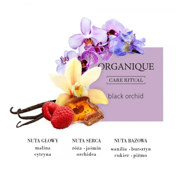 ORGANIQUE Bath Foam Black Orchid (Relaxing and Cleansing) 400ml
