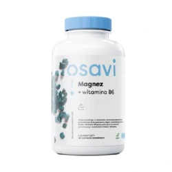OSAVI Magnez + Witamina B6 (Wsparcie pracy mózgu, Odporność) 180 Kapsułek wegańskich