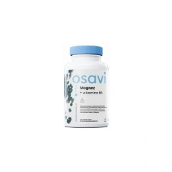 OSAVI Magnez + Witamina B6 (Wsparcie pracy mózgu, Odporność) 90 Kapsułek wegańskich