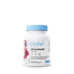 OSAVI Witamina B1 100mg (Tiamina, Serce, Układ nerwowy) 60 Kapsułek wegańskich