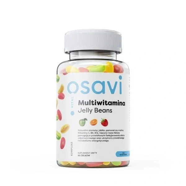 OSAVI Multivitamin Jelly Beans 90 Gummies Apple Orange Raspberry