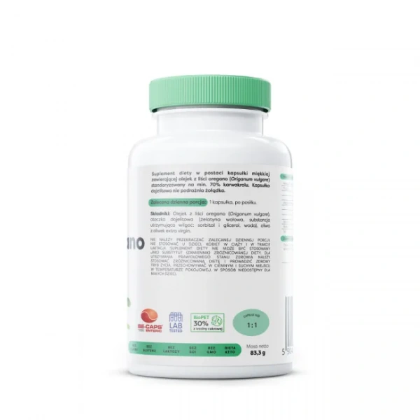 OSAVI Oregano Oil (Immune, Digestive & Intestinal Support) 120 Gastro-Resistant Capsules