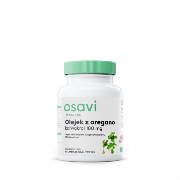 OSAVI Oregano Oil (Immune, Digestive & Intestinal Support) 60 Gastro-Resistant Capsules