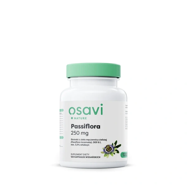 OSAVI Passiflora 250mg (Stress, Supports Relaxation, Healthy Sleep) 120 Vegan Capsules