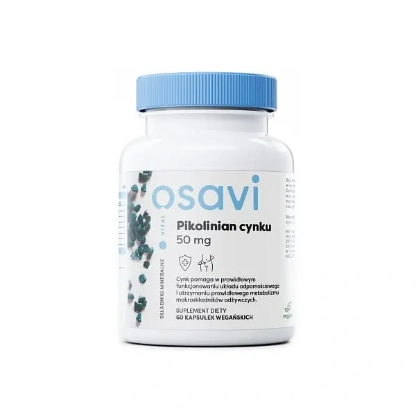 OSAVI Zinc Picolinate 50mg (Immunity Support) 60 Vegan Capsules