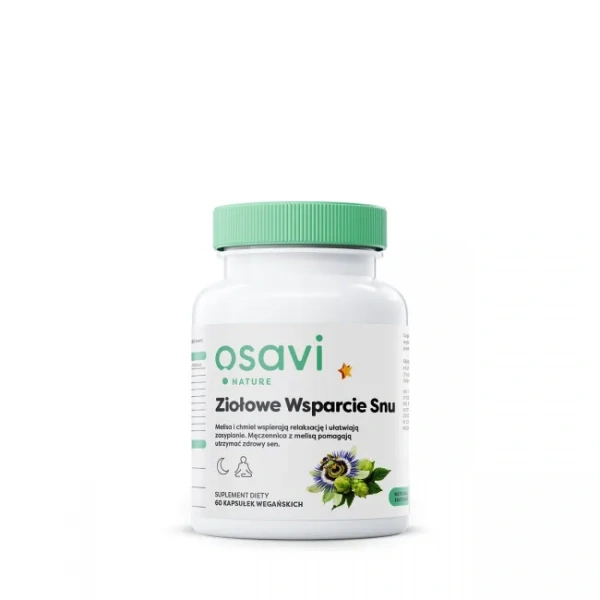 OSAVI Herbal Sleep Support (Relaxation and Sleep Aid) 60 Vegan Capsules