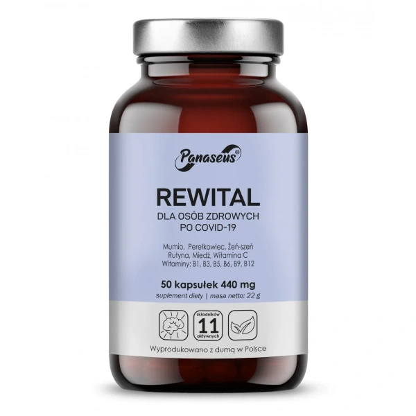 PANASEUS Rewital (For healthy people after COVID-19) 50 capsules