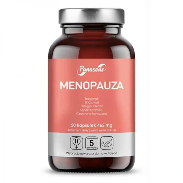 PANASEUS Menopause 50 Vegetarian Capsules
