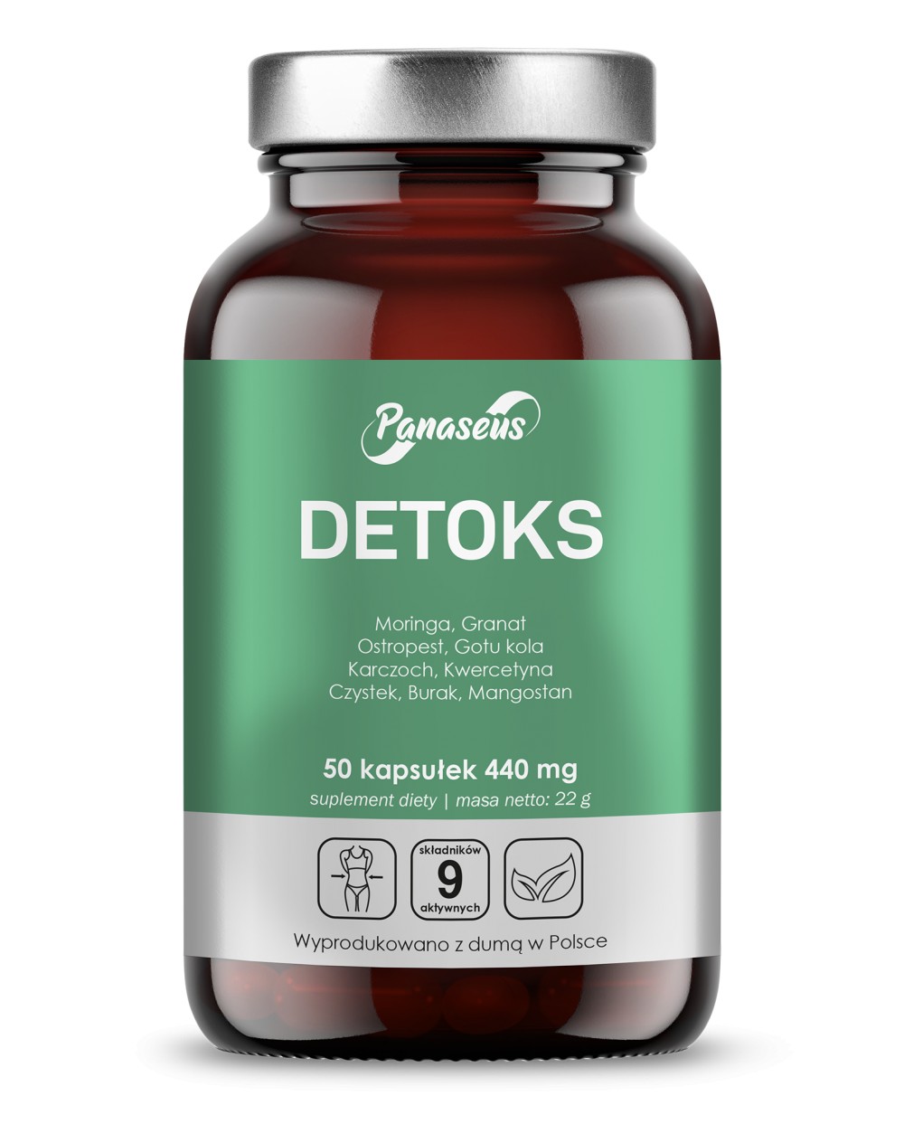 PANASEUS Detoks 50 kapsułek