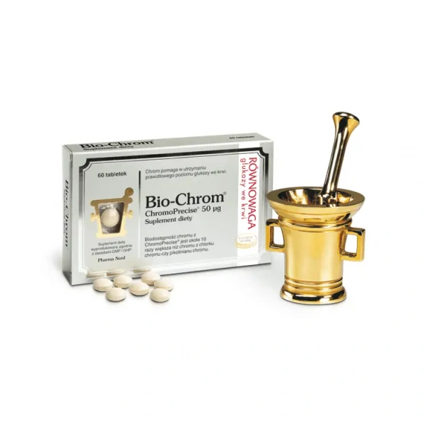 PHARMA NORD Bio-Chrom (Organicznie drożdże chromowe) 30 Tabletek