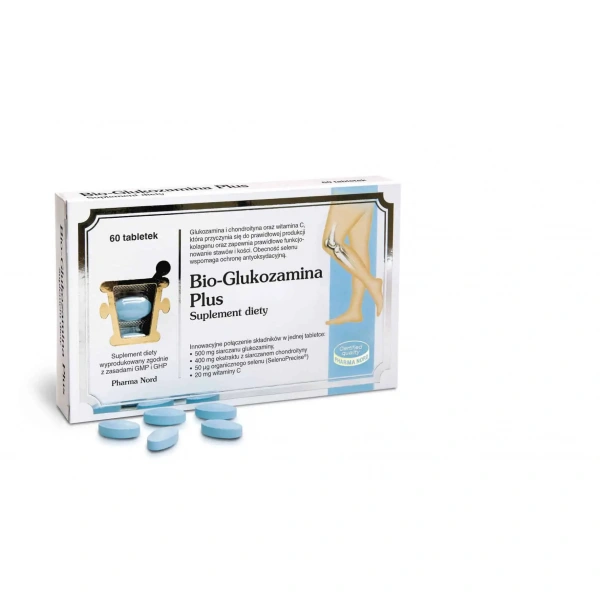 PHARMA NORD Bio-Glukozamina Plus (Stawy i kości) 60 Tabletek