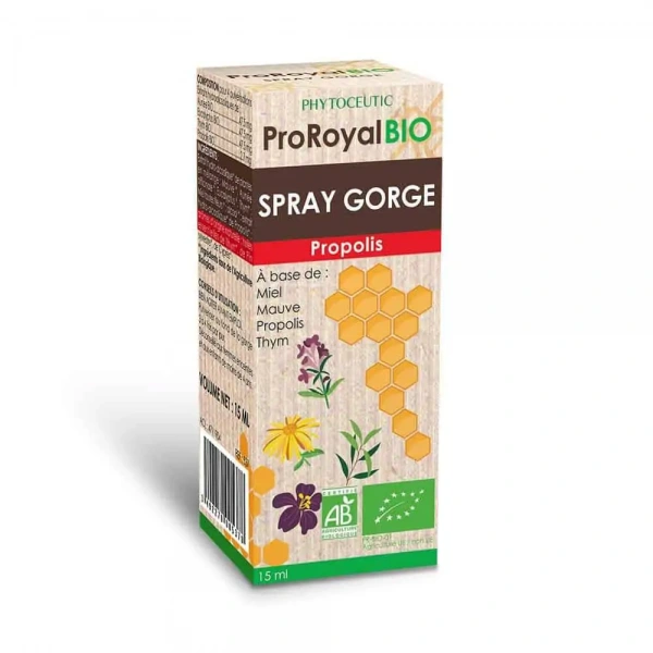 Pro Royal BIO Spray Gorge (Spray do gardła z organicznym propolisem) 15ml