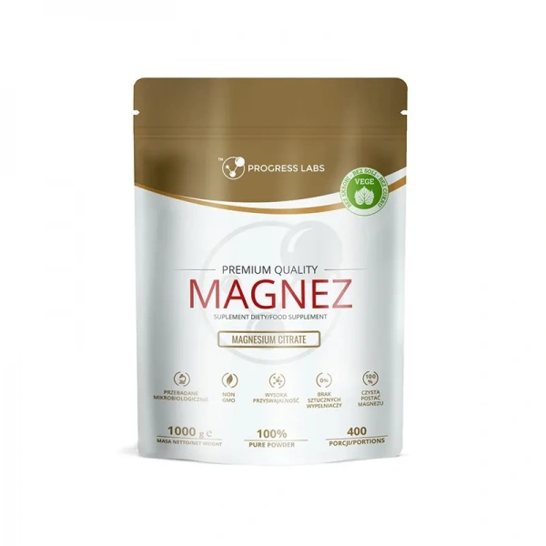 PROGRESS LABS Magnesium (magnesium citrate) 500g