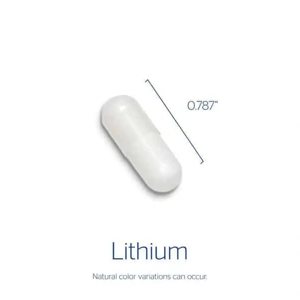 PURE ENCAPSULATIONS Lithium Orotate (Brain Protection) 5mg 90 Capsules