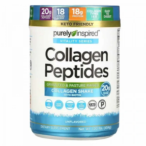 PURELY INSPIRED Collagen Peptides (Peptydy kolagenu wołowego) 454g Bezsmakowy