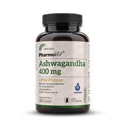 PHARMOVIT Ashwagandha 400mg + Bioperine 120 capsules