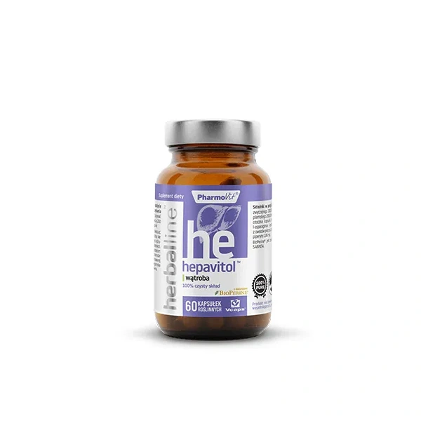 PHARMOVIT Herballine Hepavitol (Liver support) 60 vegetable capsules