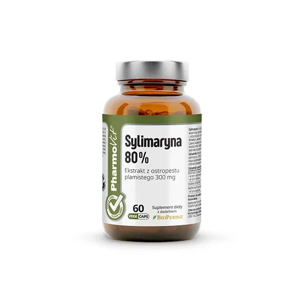 PHARMOVIT Silymarin 80% (Milk Thistle Extract) 60 Vegetarian Capsules
