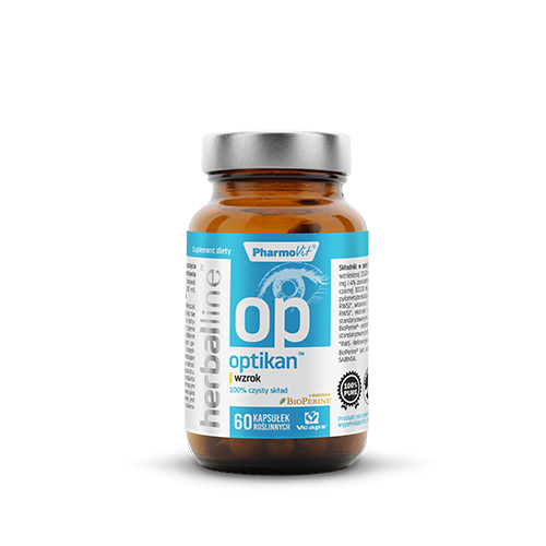 PHARMOVIT Herballine Optikan (Ochrona wzroku) 60 Kapsułek roślinnych