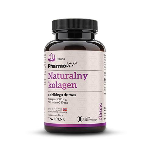 PHARMOVIT Naturalny Kolagen z Dzikiego Dorsza (Kolagen + Witamina C) 101.6g