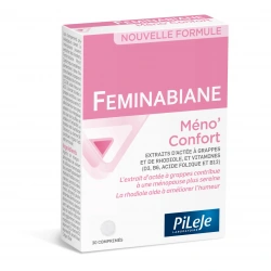 PiLeJe  Feminabiane Meno’Confort (Łagodzi objawy menopauzy) 30 Tabletek