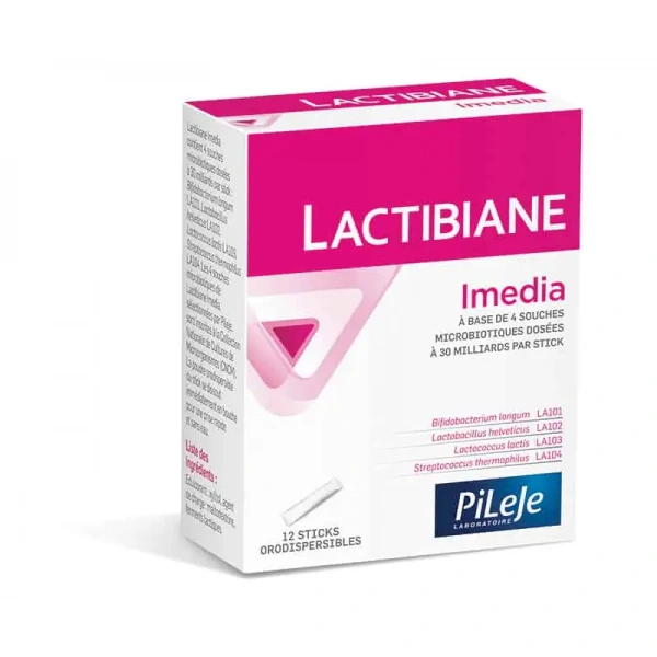 PiLeJe Lactibiane Imedia (Probiotic, Against gastrointestinal infections) 12 sachets
