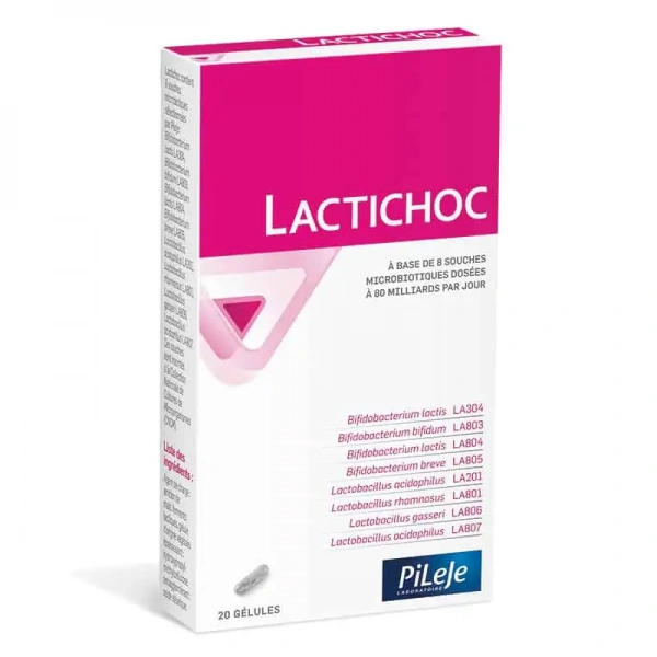 PiLeJe Lactibiane Lactichoc (Probiotic, For the balance of intestinal microflora) 20 capsules
