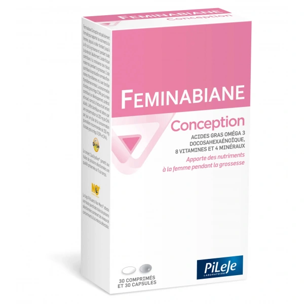 PiLeJe Lactibiane Feminabiane Conception (Witaminy dla Kobiet, Planowanie ciąży) 30 Porcji